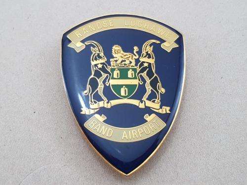 Rand Airport Shoulder Flash. Pins Intact.