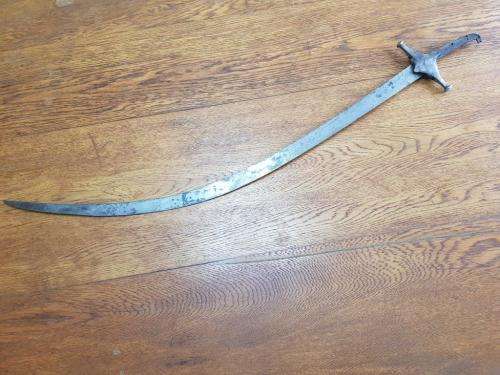 Egyptian Mameluke form the Napoleonic era. Makers mark on blade but missing the grips.