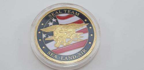 American Seal Team Medallion Challenge Coin.