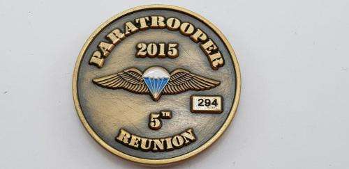 Para Medallion Challenge coin. Numbered