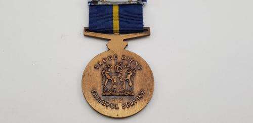 Full size SAP 10 year Faithfull Service Medal.