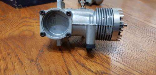 O.S. Max S35 R/C Airplane Engine in original box. Selling as is.