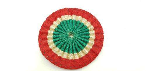 Italian WWII Colonial Roundel backing for badges. 55mm Diameter.