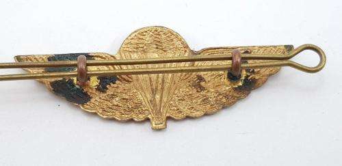 British SAS Post WWII Tropical Dress Parachute Wings. Special Air Service.