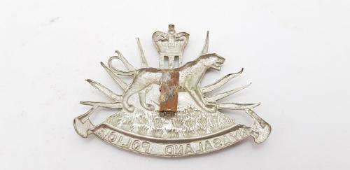 Nyasaland Police Cap badge. Slider Cut.