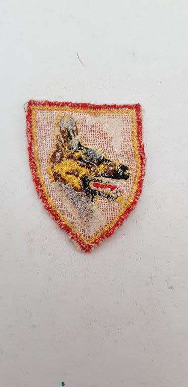SADF Dog Centre Cloth pocket fob. 3.5 Cm x 4.5 Cm.