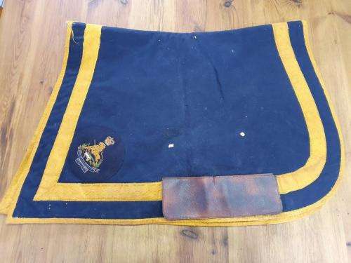 Rhodesian BSAP Saddle Blanket. British South African Police.