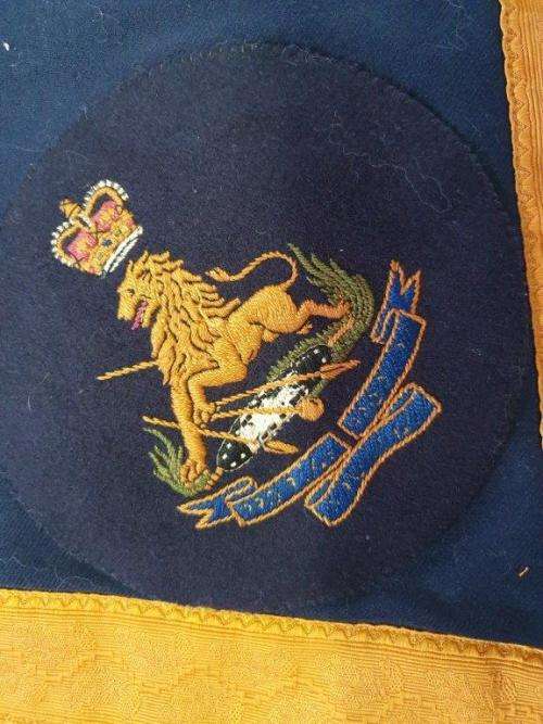 Rhodesian BSAP Saddle Blanket. British South African Police.