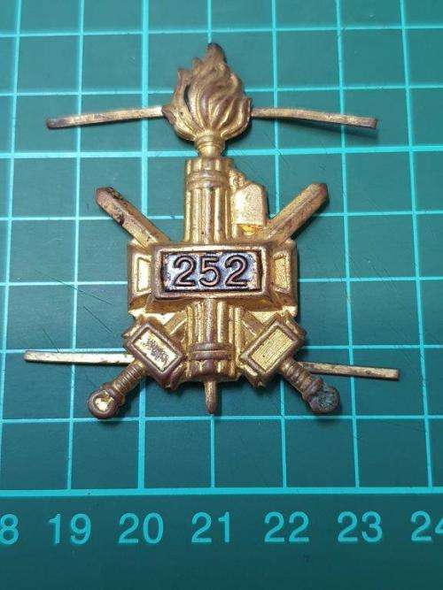 Italian WWII Africa CCNN Black Shirt`s cap badge.