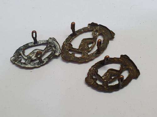 South African Physical Training Brigade Cap and collar badges.