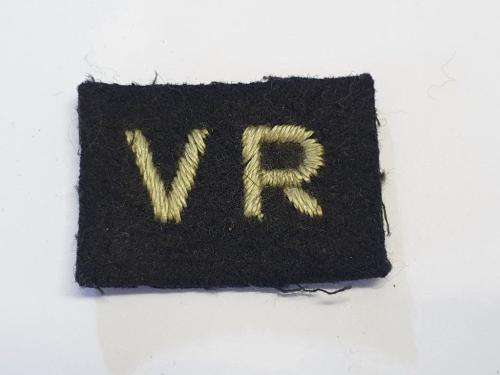 Rhodesian Air Force VR Shoulder title.
