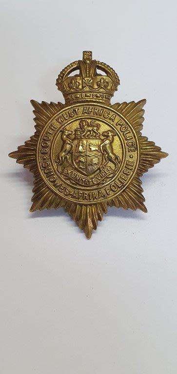 South West Africa Police cap Badge. Worn pre 1939. Owen 347.