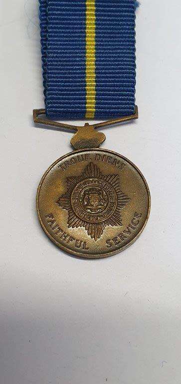 SAP 10 year Faithful Service Medal, Miniature.