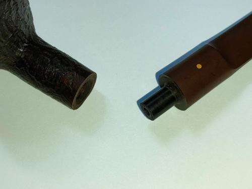 1971 Dunhill Shell Briar Long stem Billiard Pipe with Fishey Bit.