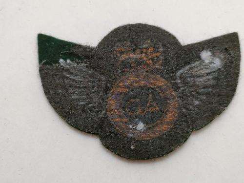 Rhodesian Army Service Corps Air Dispatcher Wing for wear with Dress Greens.