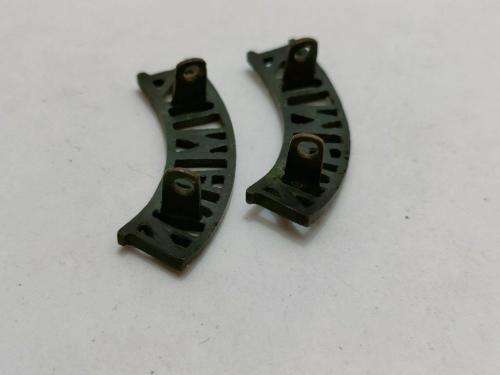 Pair of Kumaon Regiment shoulder titles. Indian Army.