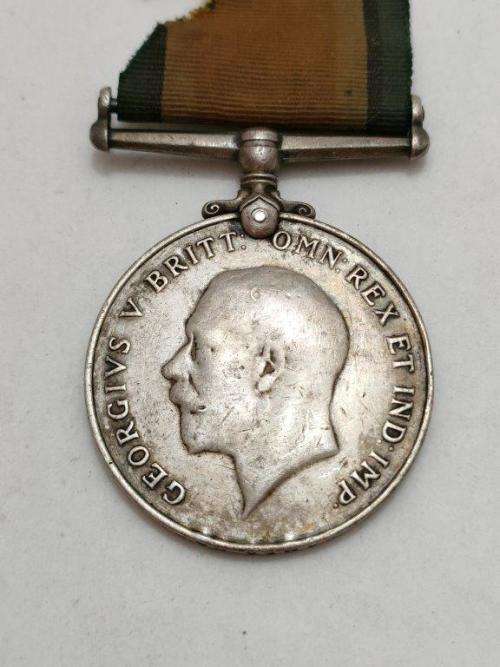 WWI British War Medal Awarded to 3995 Pte. James Nani 1/KAR