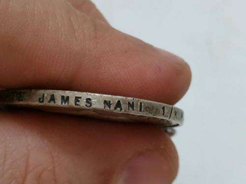 WWI British War Medal Awarded to 3995 Pte. James Nani 1/KAR