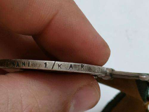 WWI British War Medal Awarded to 3995 Pte. James Nani 1/KAR