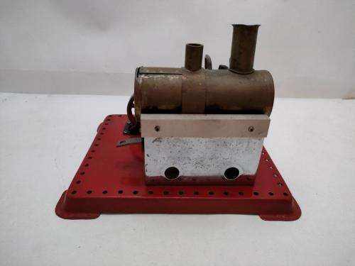 Mamod Steam engine toy with two Hammer accesories.