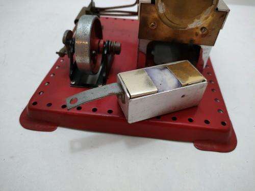 Mamod Steam engine toy with two Hammer accesories.