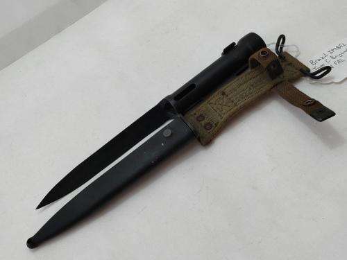 Brazil IMBEL type C Bayonet and Sheath FN FAL.