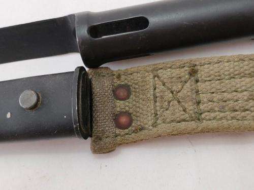Brazil IMBEL type C Bayonet and Sheath FN FAL.