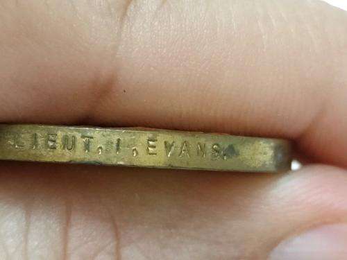 WWI Medal pair awarded to Lt. Ivor Evans Royal Garrison Artillery