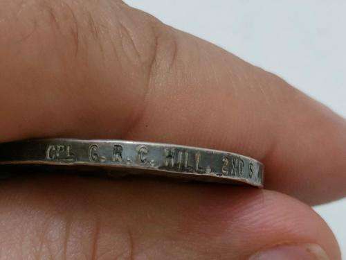 WWI and WWII Medal group awarded to Cpl G.R.C Hill 2nd SAI and SAEC tunneling Company.