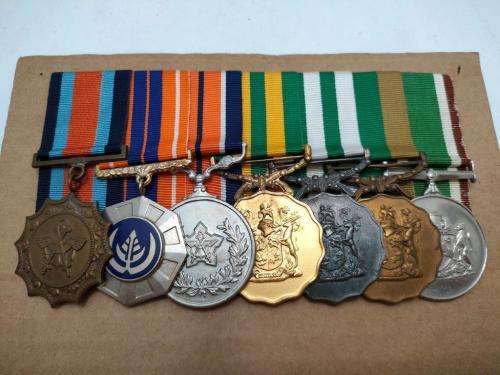 Full size SADF medal group mounted as worn. No idea of recipient.