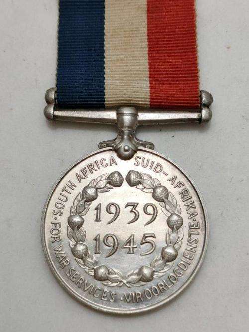 Full size SA Medal for War service. WWII