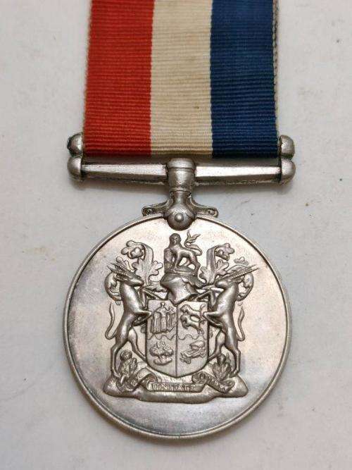 Full size SA Medal for War service. WWII