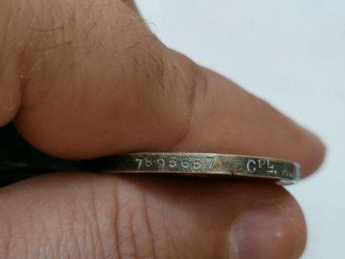 Full Size WWII British group with Efficiency medal to 7895657 Cpl. A.H. Crimmins Royal Tanks.