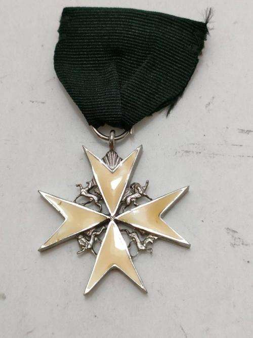 Full Size Order of St John`s. Base metal construction.