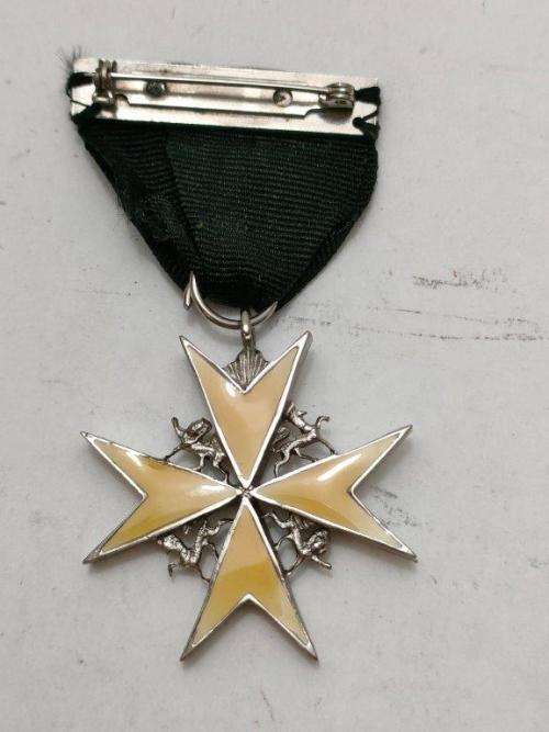 Full Size Order of St John`s. Base metal construction.