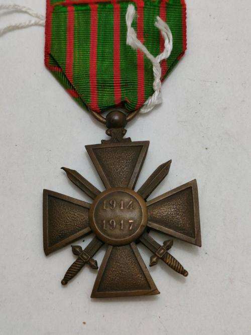 Full Size French Croix de Guerre Medal.