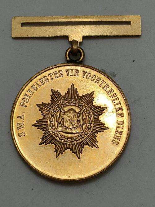Full Size South West African Police Star for Distinguished Service.