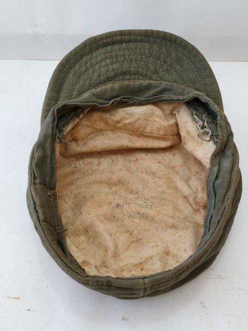 Portugeuse Bush War cap. Inscription inside. Around 58Cm