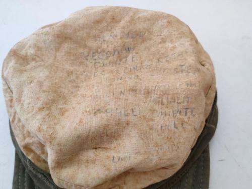 Portugeuse Bush War cap. Inscription inside. Around 58Cm