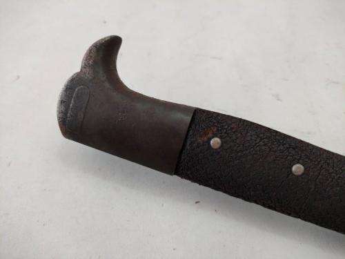 German South West Africa KS98 Sawback Bayonet with matching numbers. 1907 Erfurt KS1958