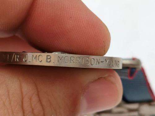 Rhodesain General Service Medal awarded to 386197D F/R J MC B. Morrison-Young