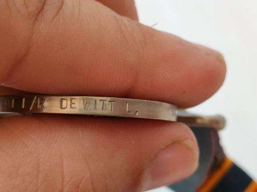 Rhodesain RGSM and BSAP Faithfull Service medal awarded to 12300 T F/R De Witt L