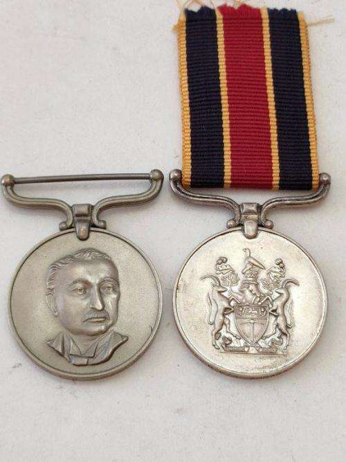 Rhodesain RGSM and BSAP Faithfull Service medal awarded to 9262 R F/R Shraga D.C.