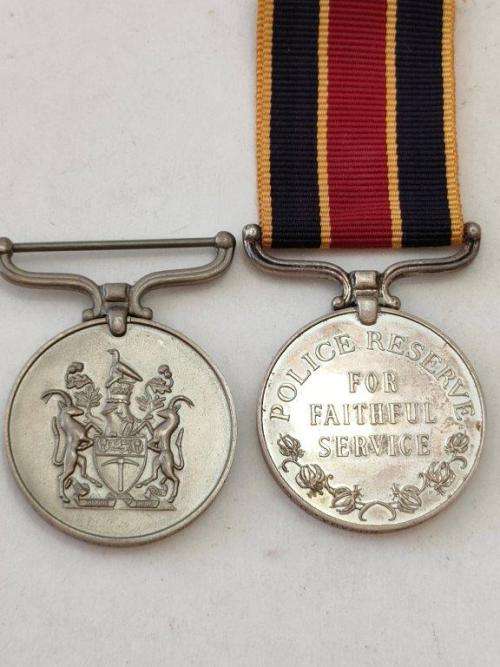Rhodesain RGSM and BSAP Faithfull Service medal awarded to 9262 R F/R Shraga D.C.