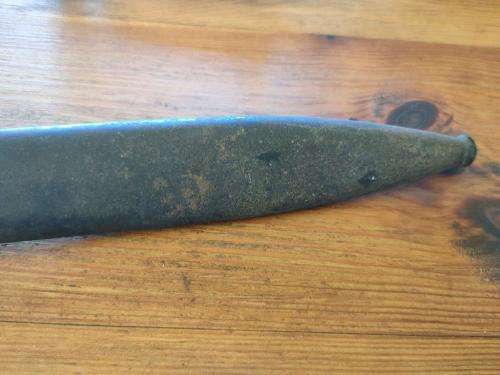 German WWII KS98 bayonet and scabbard. With matching numbers Scabbard made by Carl Eikhorn.