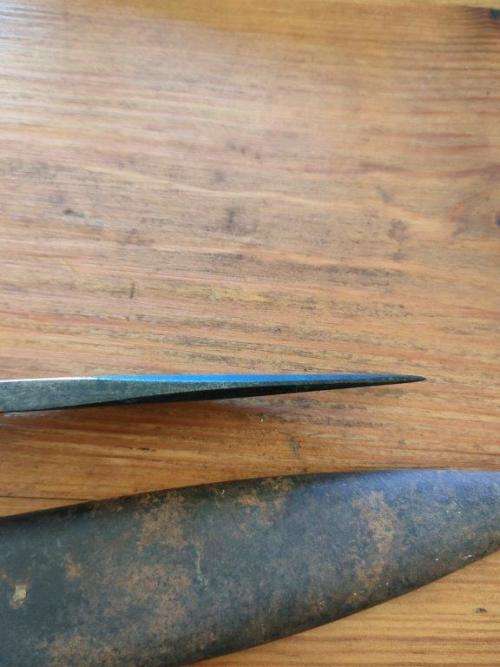 German WWII KS98 bayonet and scabbard. With matching numbers Scabbard made by Carl Eikhorn.