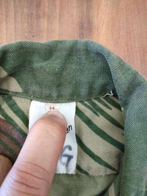 Rhodesian Statesman camo long sleeve shirt. Please see pictures for size.