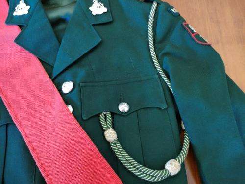 Rhodesian RLI Dress greens as worn by WOII in 2 Commando. See pictures for size.