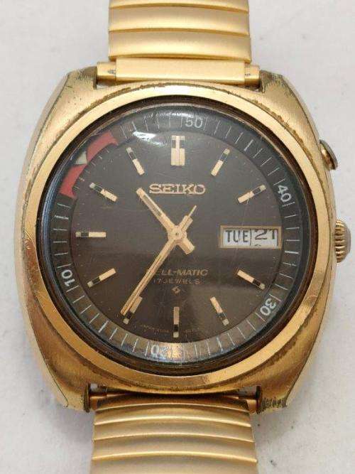 Vintage Seiko Bel Matic wristwatch. Working, but could do with a service.