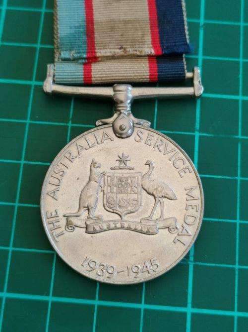WWII Australian War service medal to NF454465 M.P. Goldman. Full Size.